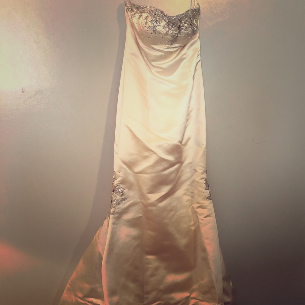 Gorgeous Silk Wedding Gown